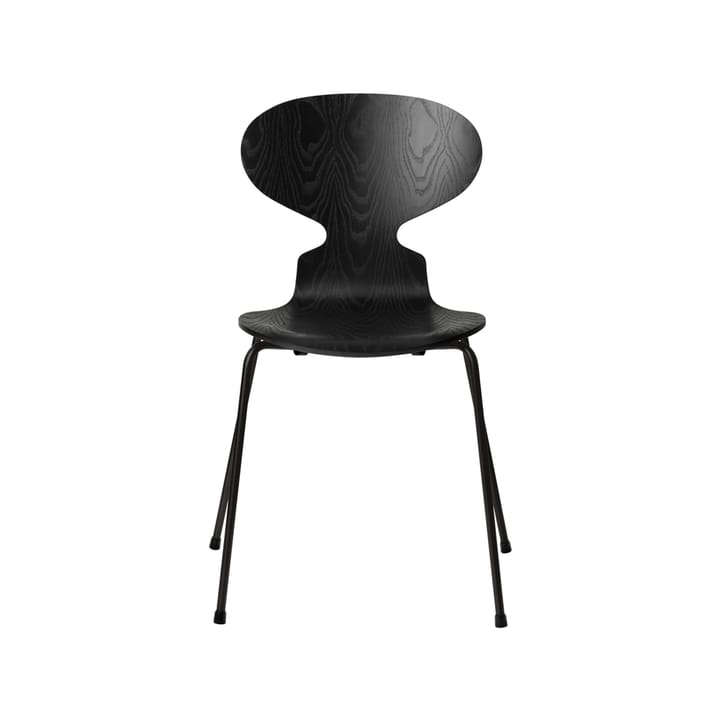 Myran 3101 stol - svart, målad ask, svart stativ - Fritz Hansen