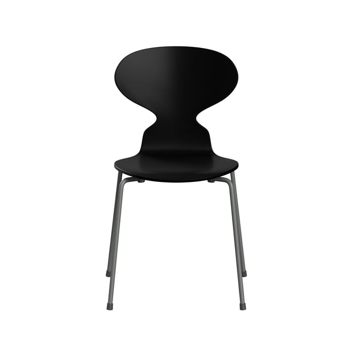 Myran 3101 stol - svart, silvergrått stativ - Fritz Hansen