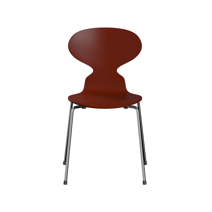 Myran 3101 stol - venetian red, lackad, kromat stålstativ - Fritz Hansen