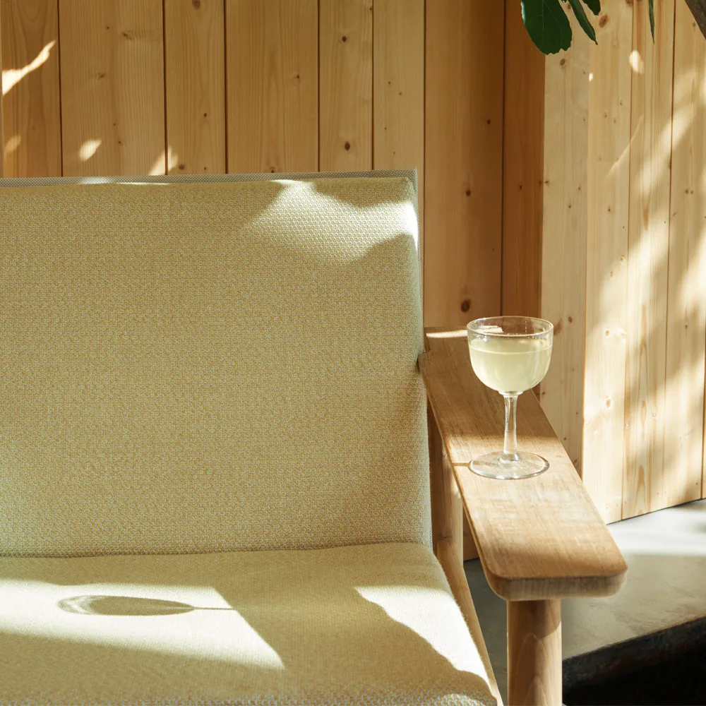 Pelagus loungefåtölj, Sand Fritz Hansen