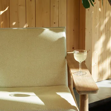 Pelagus loungefåtölj - Sand - Fritz Hansen