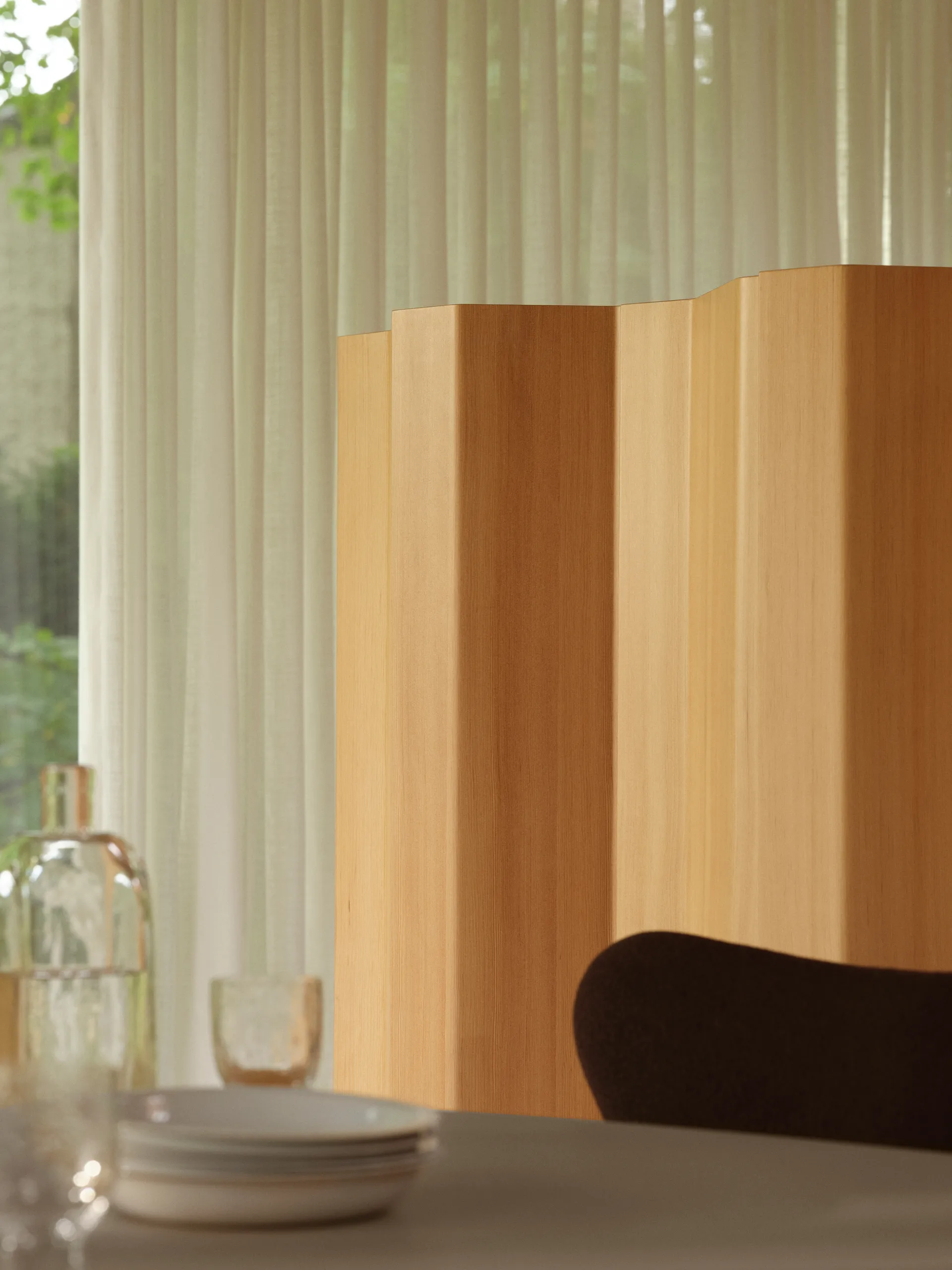 PK111 rumsavdelare, Oregon pine, 134x140 cm Fritz Hansen