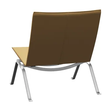 PK22 fåtölj - Aura beige läder-rostfritt stål - Fritz Hansen