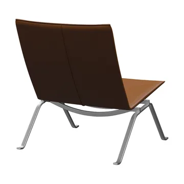 PK22 fåtölj - Aura walnut läder-rostfritt stål - Fritz Hansen