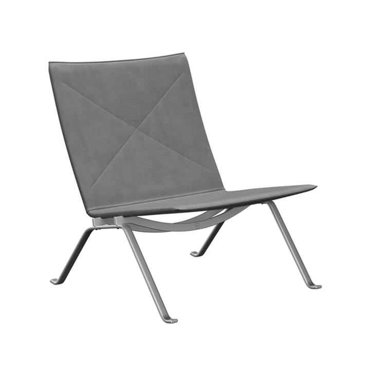 PK22 fåtölj - Leather embrace concrete - Fritz Hansen