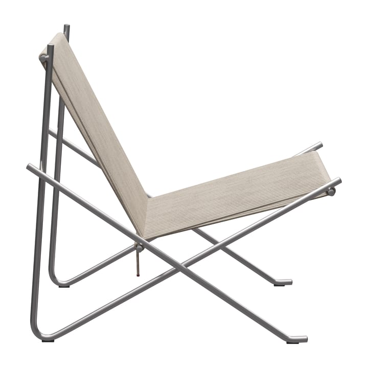 PK4 loungestol, Rostfritt stål-natur Fritz Hansen