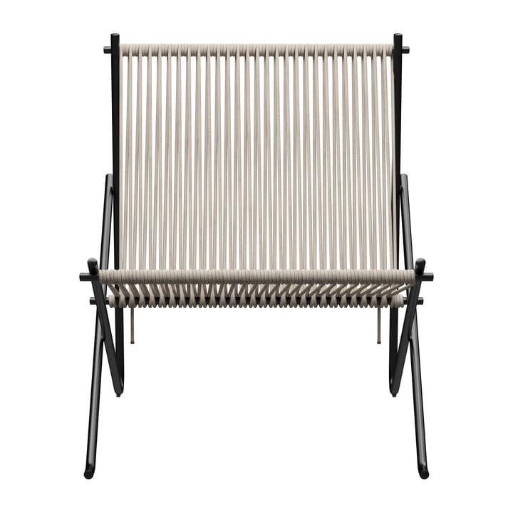 PK4 loungestol, Svart-natur Fritz Hansen