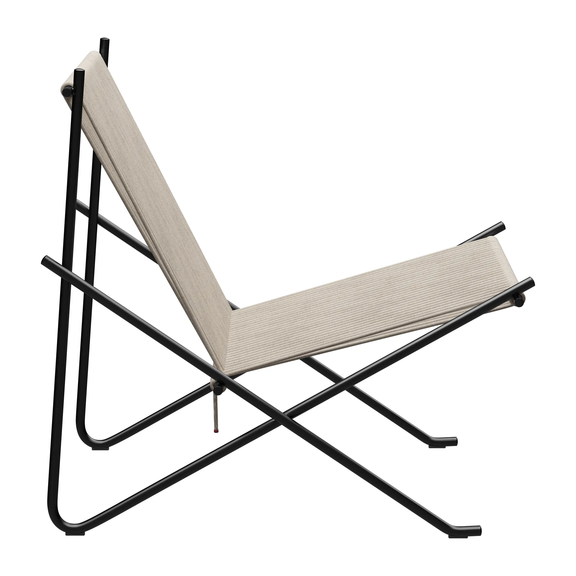 PK4 loungestol, Svart-natur Fritz Hansen