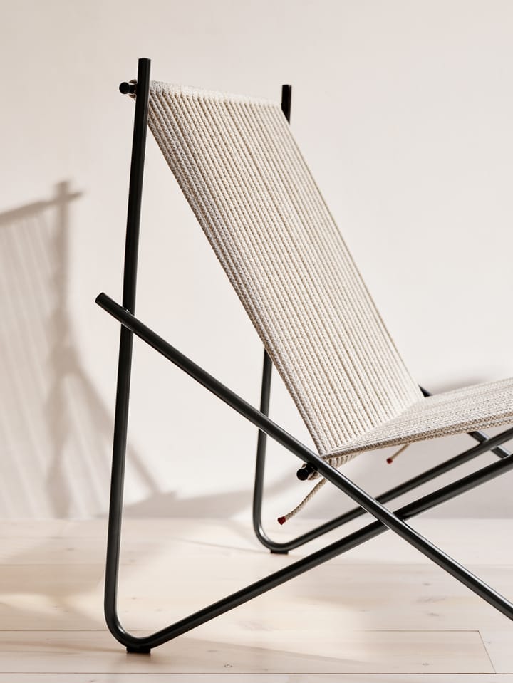 PK4 loungestol, Svart-natur Fritz Hansen