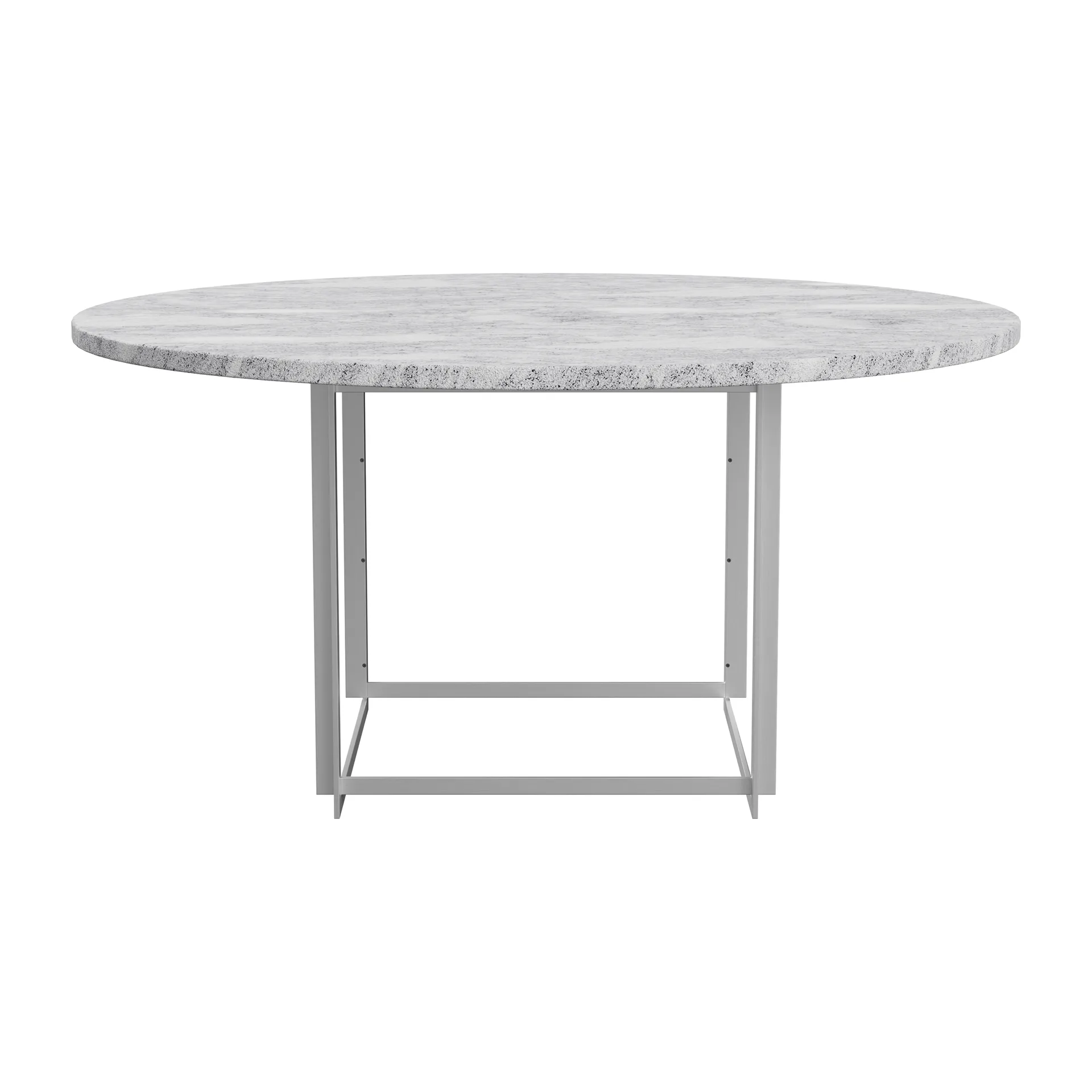 PK54 bord Ø140 cm, Fauske marble grey-white Fritz Hansen