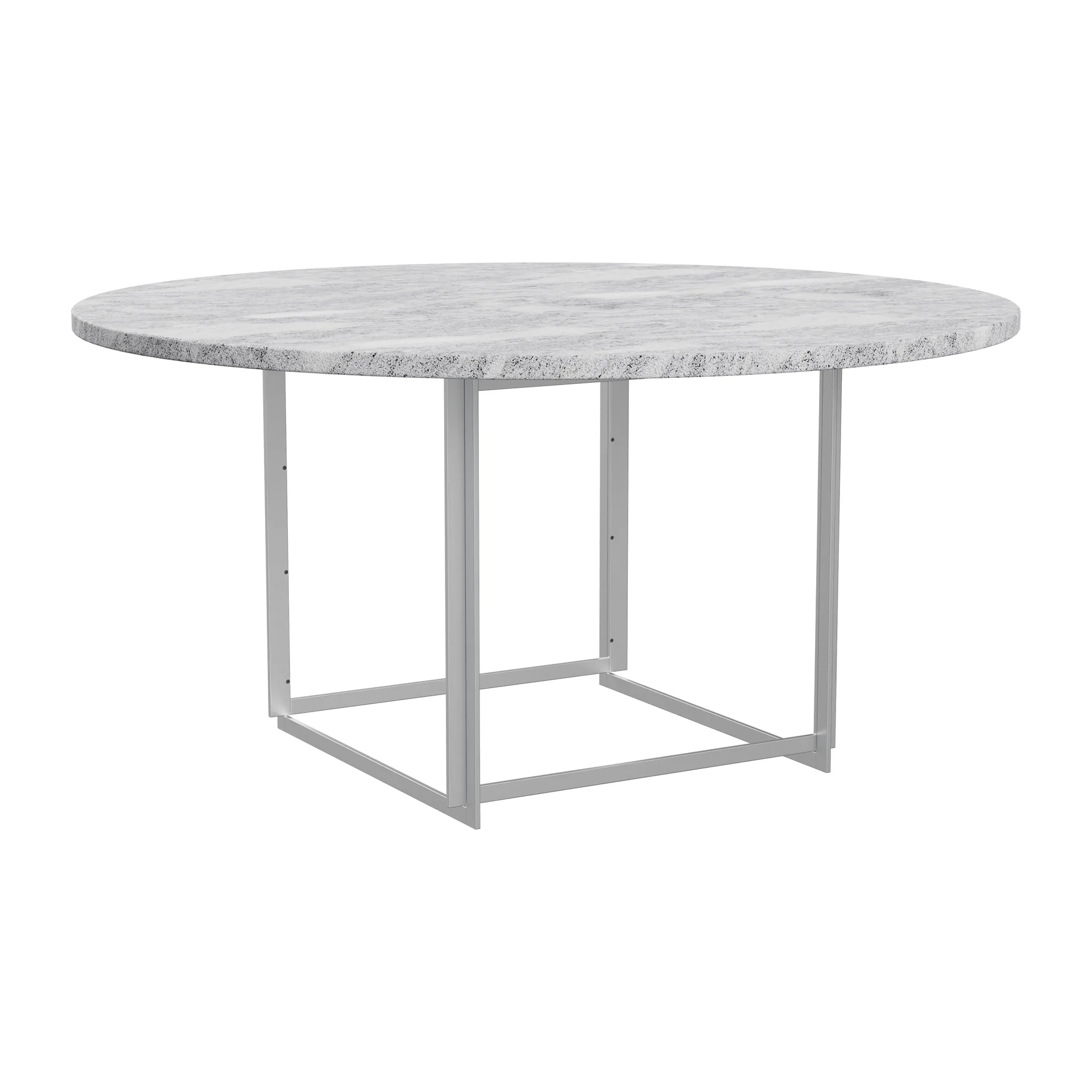 PK54 bord Ø140 cm, Fauske marble grey-white Fritz Hansen