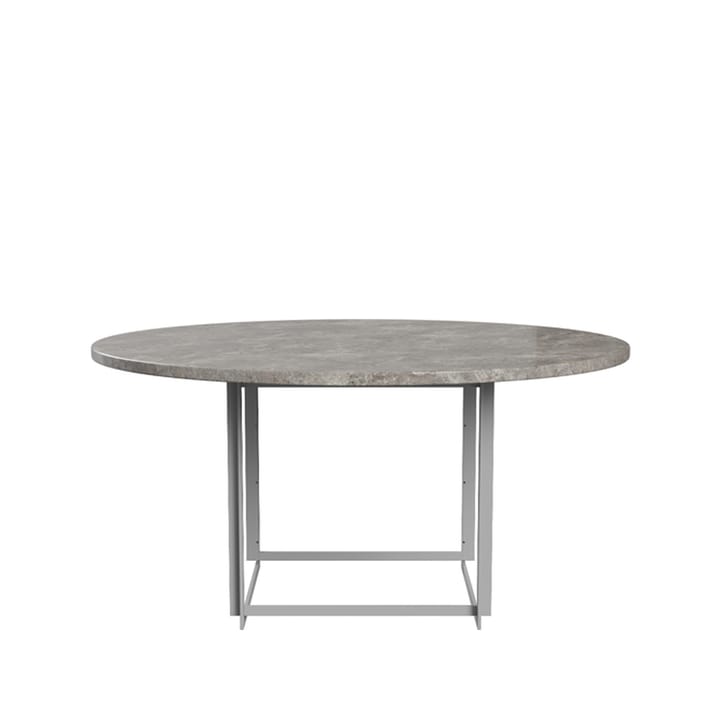 PK54 bord Ø140 cm - Marble grey brown-steel - Fritz Hansen
