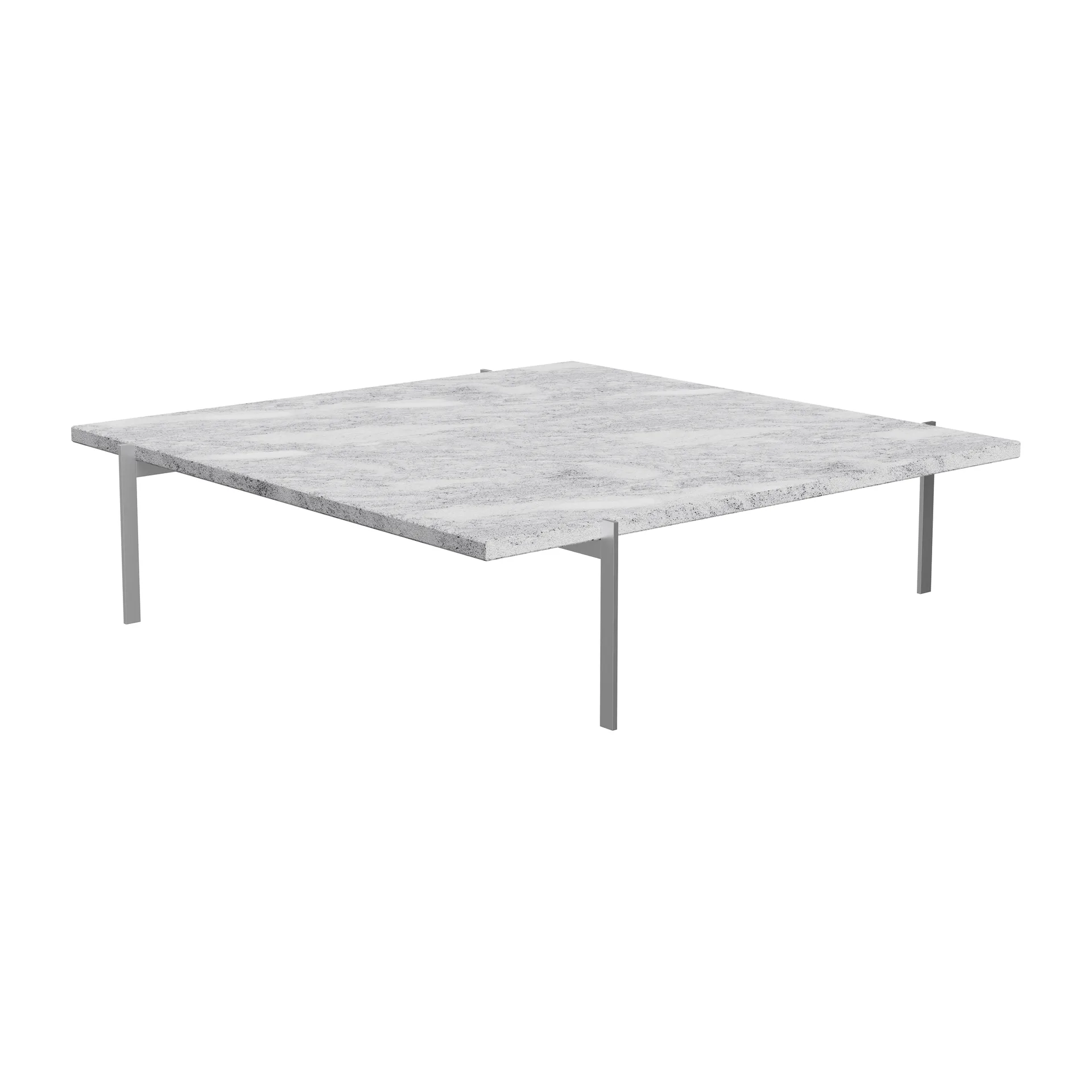 PK61A Soffbord marmor 120x120 cm, Fauske marble grey-white Fritz Hansen