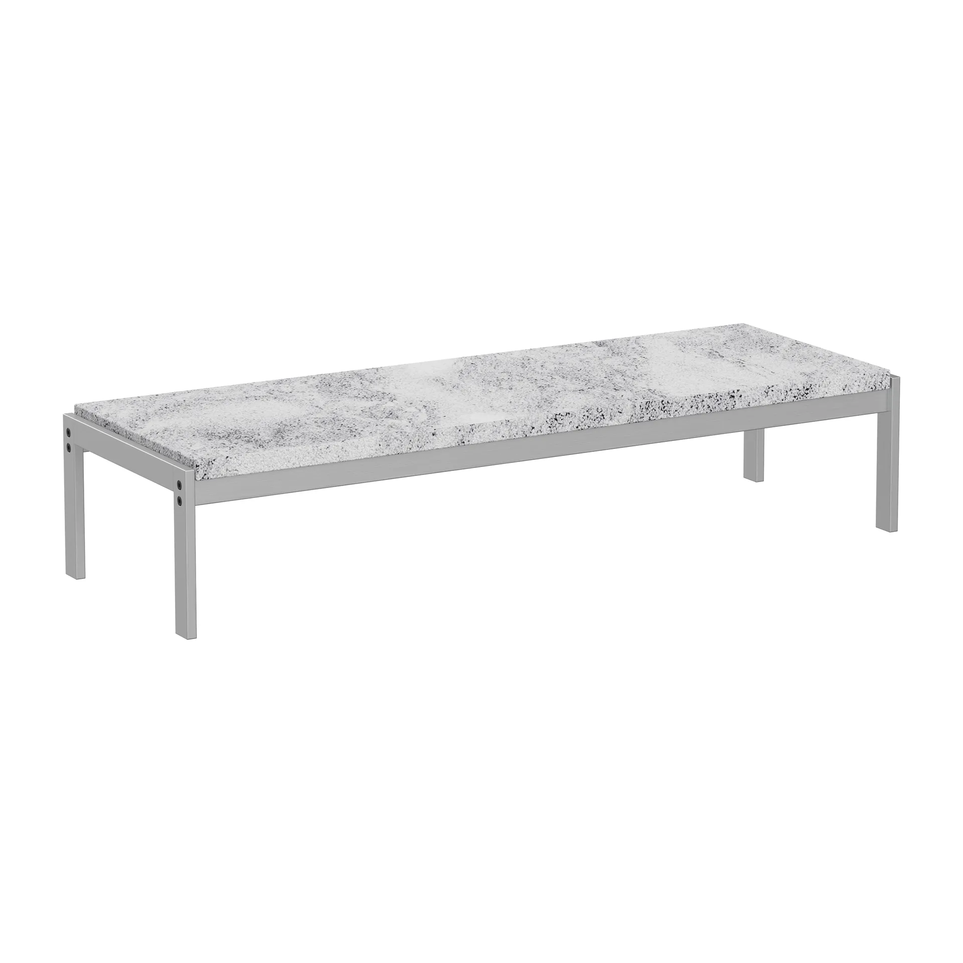 PK62 soffbord, Fauske marble grey-white Fritz Hansen