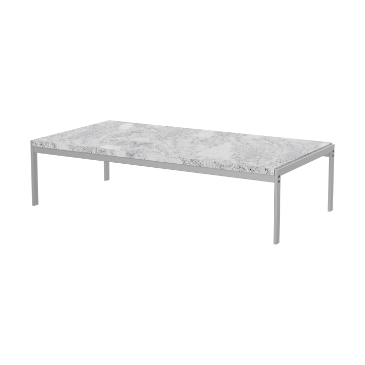PK63A soffbord fauske marble rolled 120x60x31 cm, Grey-White Fritz Hansen