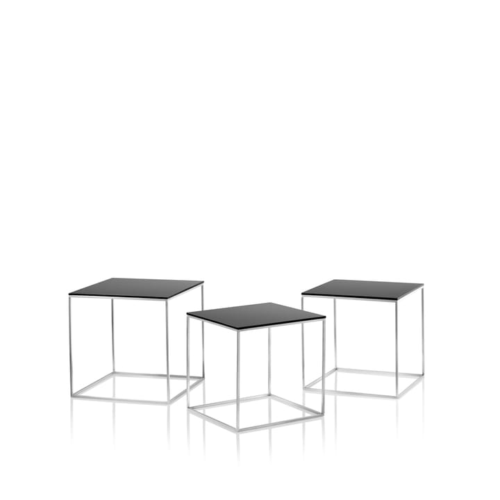 PK71 satsbord - Black acrylic-stainless steel - Fritz Hansen