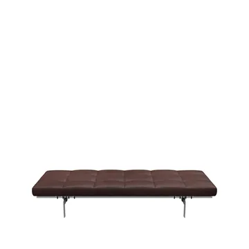 PK80 dagbädd - Leather embrace choco. 190 cm - Fritz Hansen