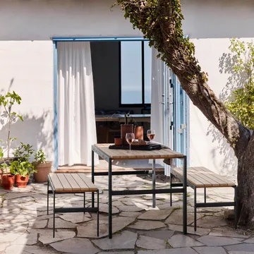 Reform bord - teak, anthracite svart stativ - Fritz Hansen