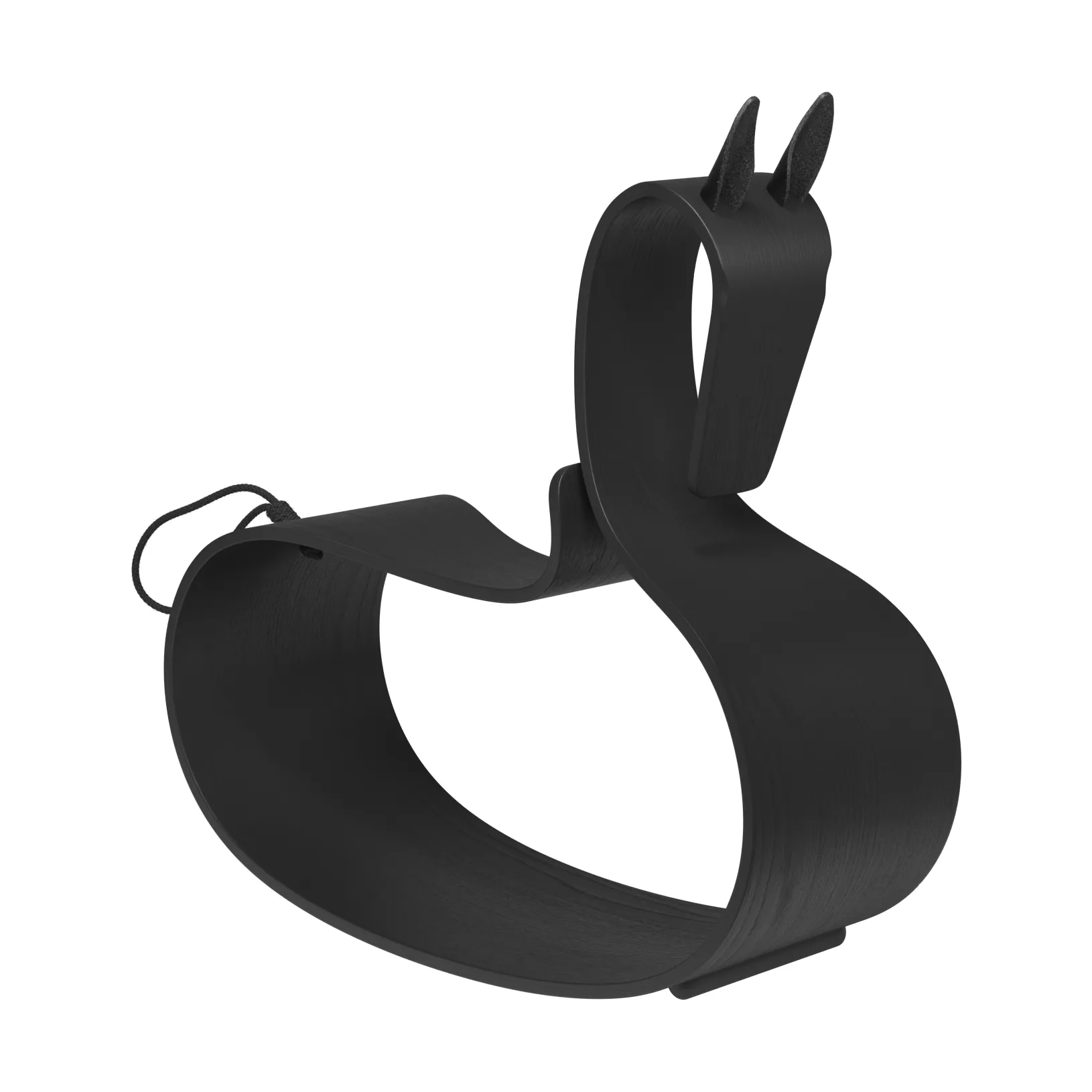 Rocking Horse gunghäst, Svart ask Fritz Hansen