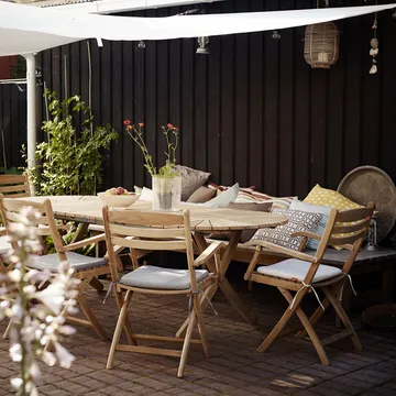 Selandia karmstol - teak - Fritz Hansen