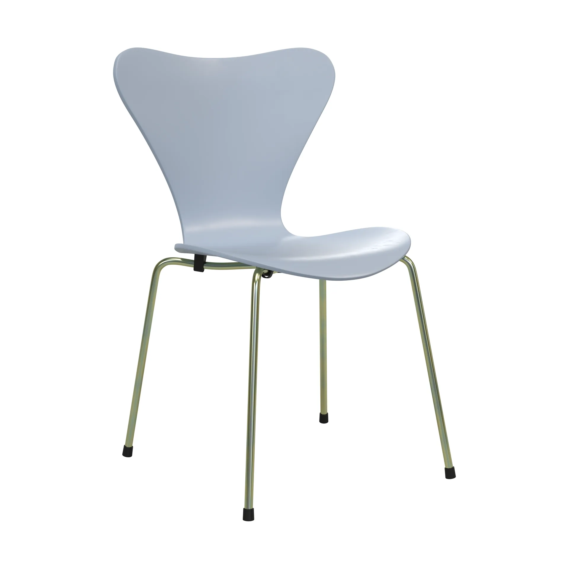 Sjuan 3107 7:14 AM stol, Blue-rainbow Fritz Hansen
