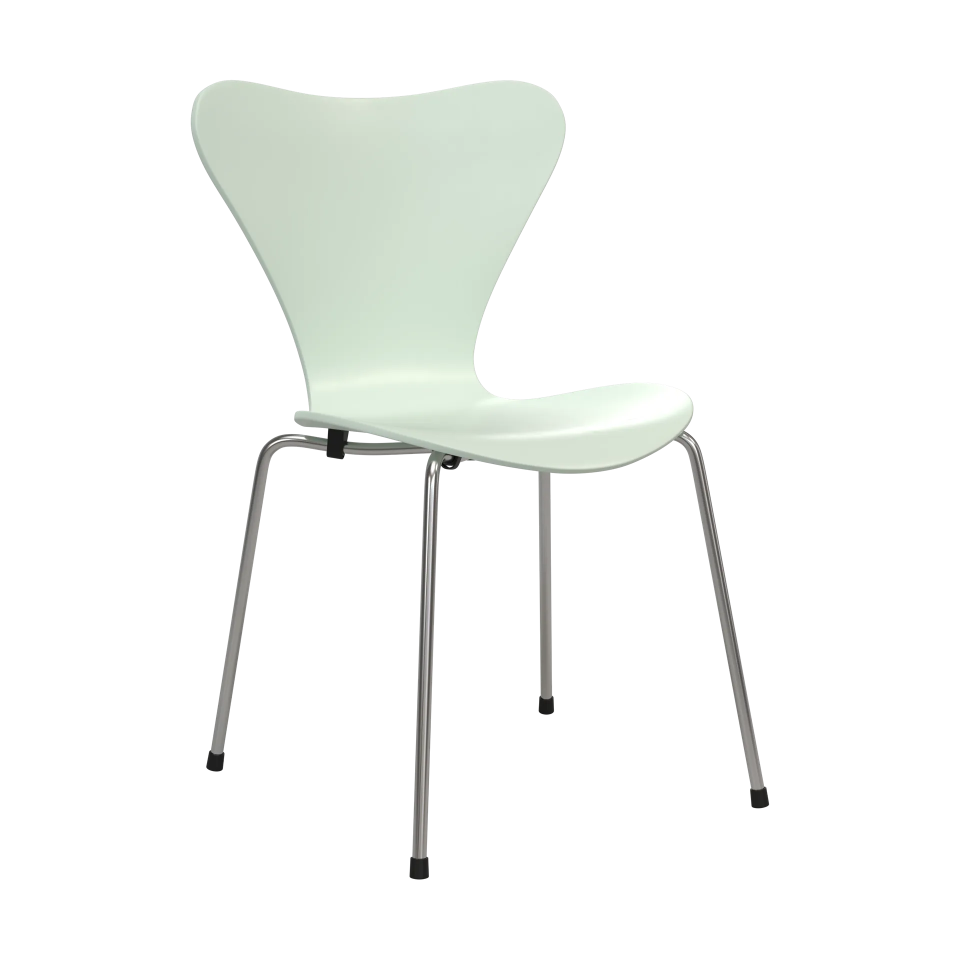Sjuan 3107 7:14 AM stol, Green-chrome Fritz Hansen
