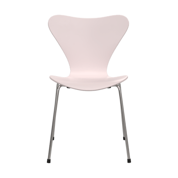 Sjuan 3107 7:14 AM stol - Pink-chrome - Fritz Hansen