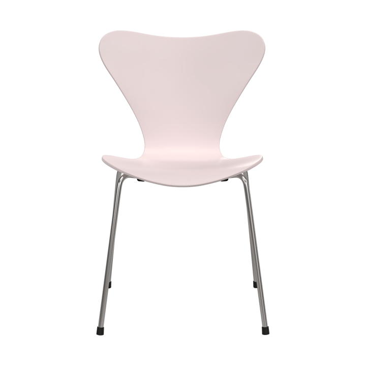 Sjuan 3107 7:14 AM stol, Pink-chrome Fritz Hansen
