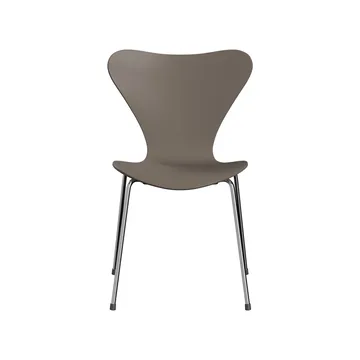 Sjuan 3107 stol - Deep clay-lackad-kromat stålstativ - Fritz Hansen