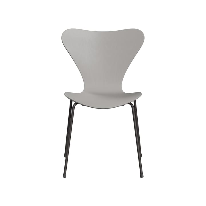 Sjuan 3107 stol - nine grey, färgad ask, grafitgrått stativ - Fritz Hansen