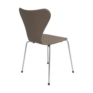Sjuan Tailored stol - Harness Leather Slate Grey-chrome - Fritz Hansen