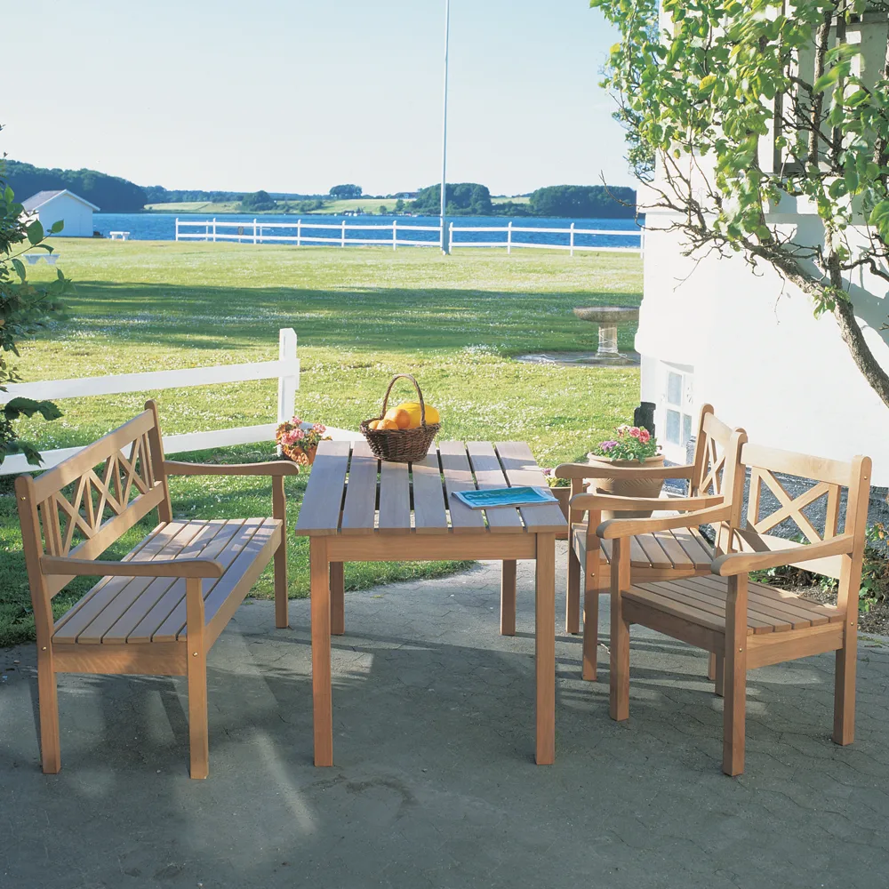 Skagen karmstol, teak Fritz Hansen