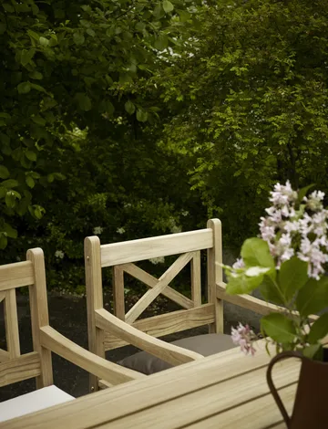 Skagen karmstol - teak - Fritz Hansen