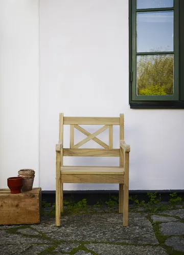 Skagen karmstol - teak - Fritz Hansen