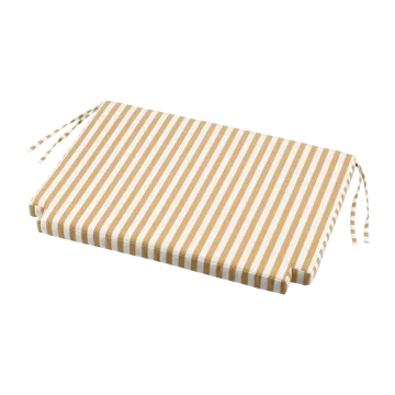 Skagen sittdyna till karmstol - Golden Yellow Stripe - Fritz Hansen