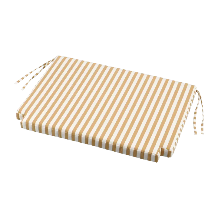 Skagen sittdyna till karmstol - Golden Yellow Stripe - Fritz Hansen