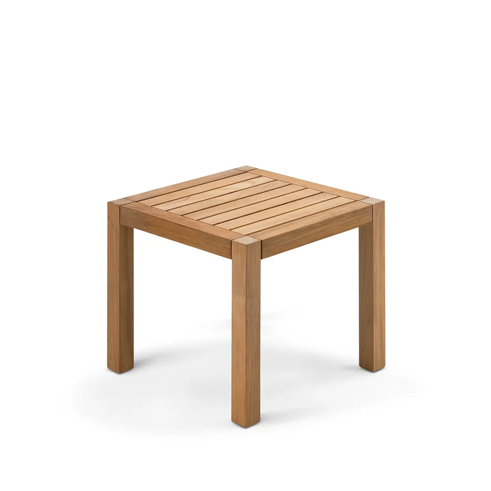 Square sidobord, teak, large Fritz Hansen
