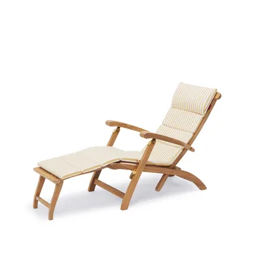 Steamer däckstolsdyna - tyg outdoor textile golden yellow stripe - Fritz Hansen