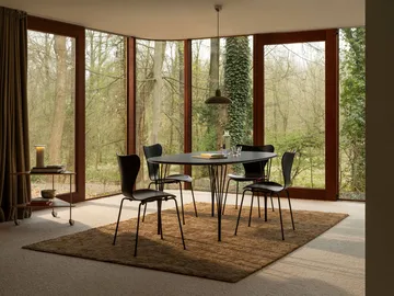 Superellipse B616 matbord 170x100 cm - Black, 170x100x72 cm - Fritz Hansen
