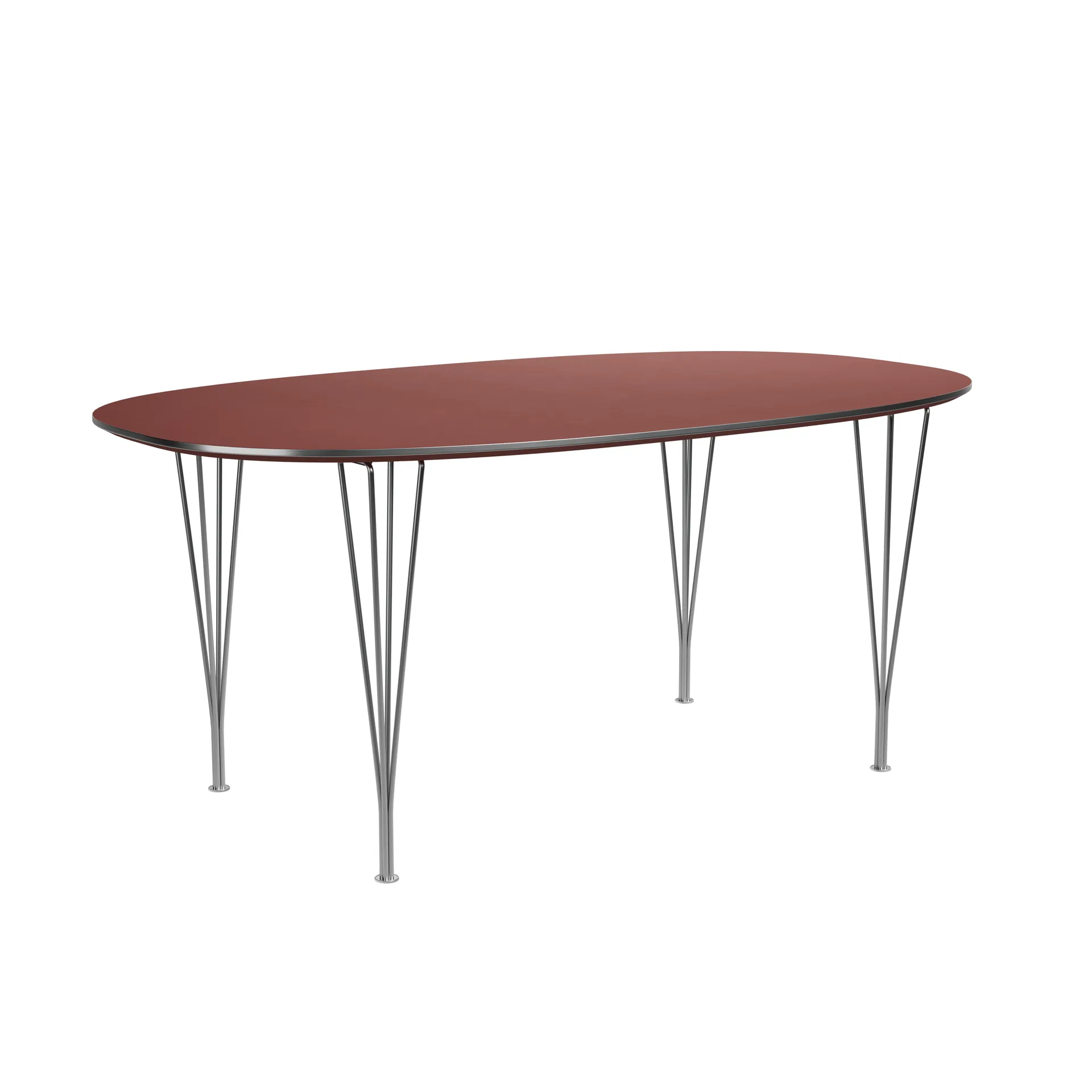 Superellipse B616 matbord 170x100 cm, Rusty red, 170x100x72 cm Fritz Hansen