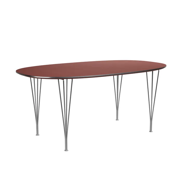 Superellipse B616 matbord 170x100 cm - Rusty red, 170x100x72 cm - Fritz Hansen