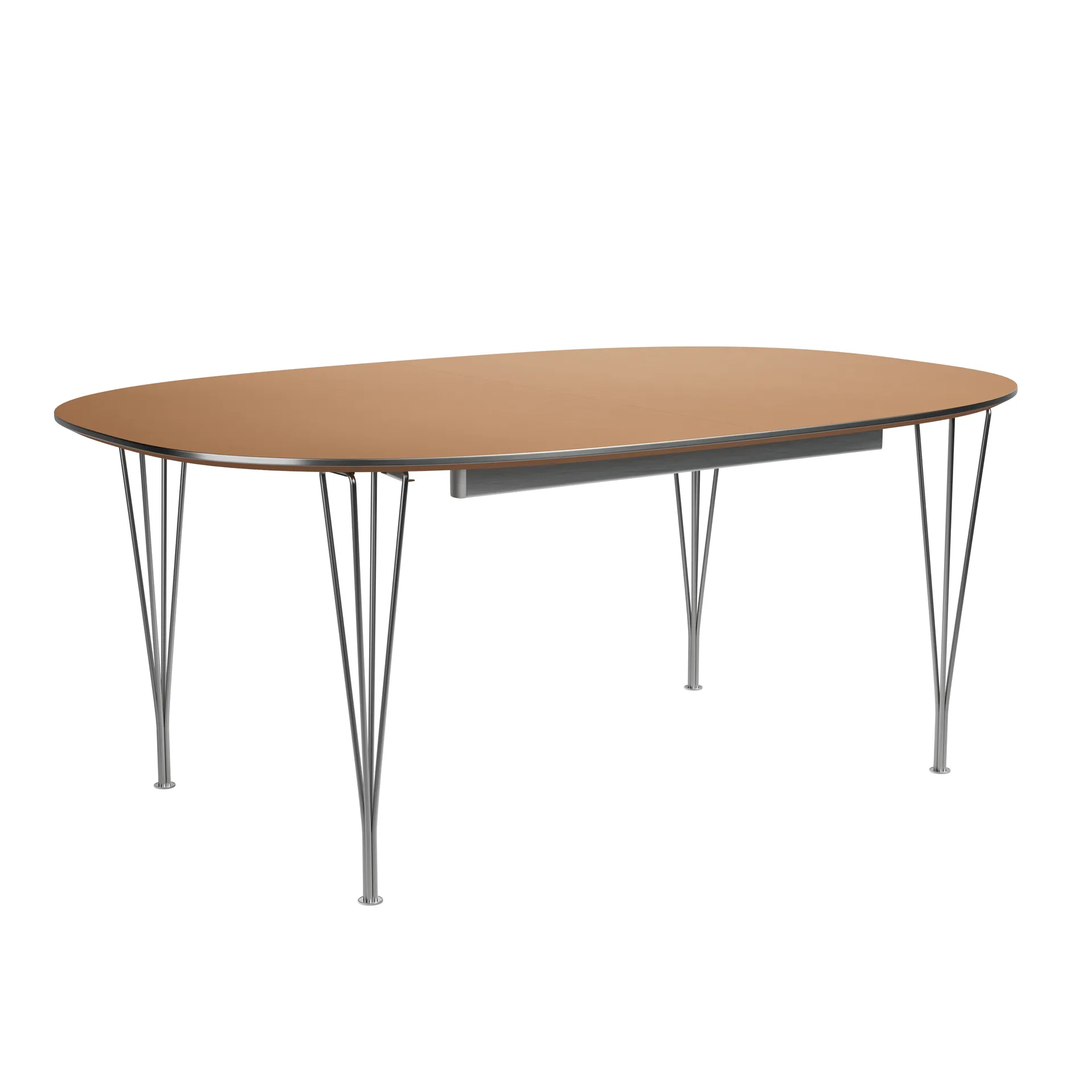 Superellipse B619 matbord, Amber, 170-270x100x72 cm Fritz Hansen