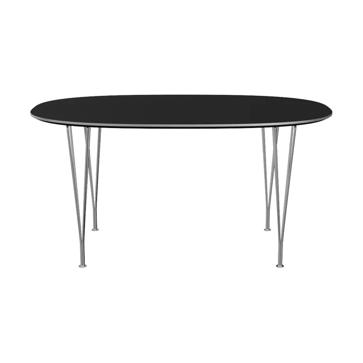 Superellipse B619 matbord - Black, 150x100x72 cm - Fritz Hansen