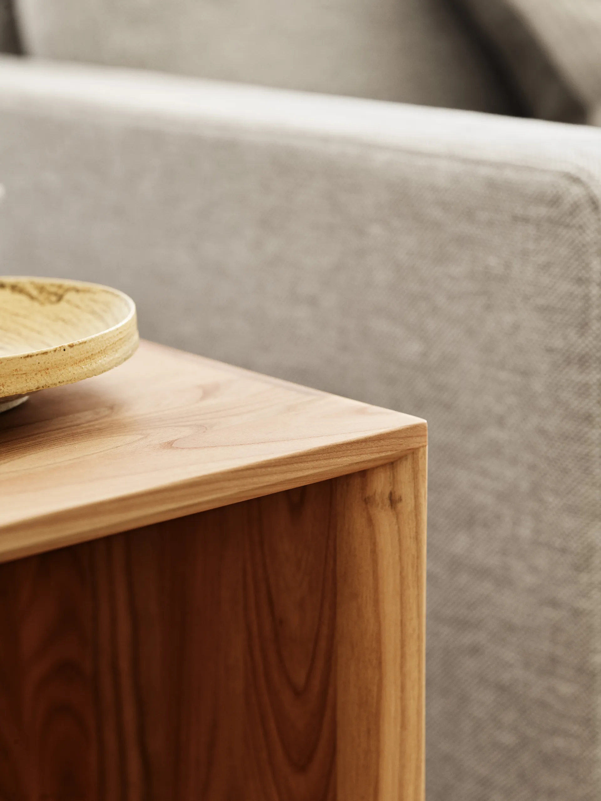 Taburet pall/sidobord, Oljad körsbär Fritz Hansen