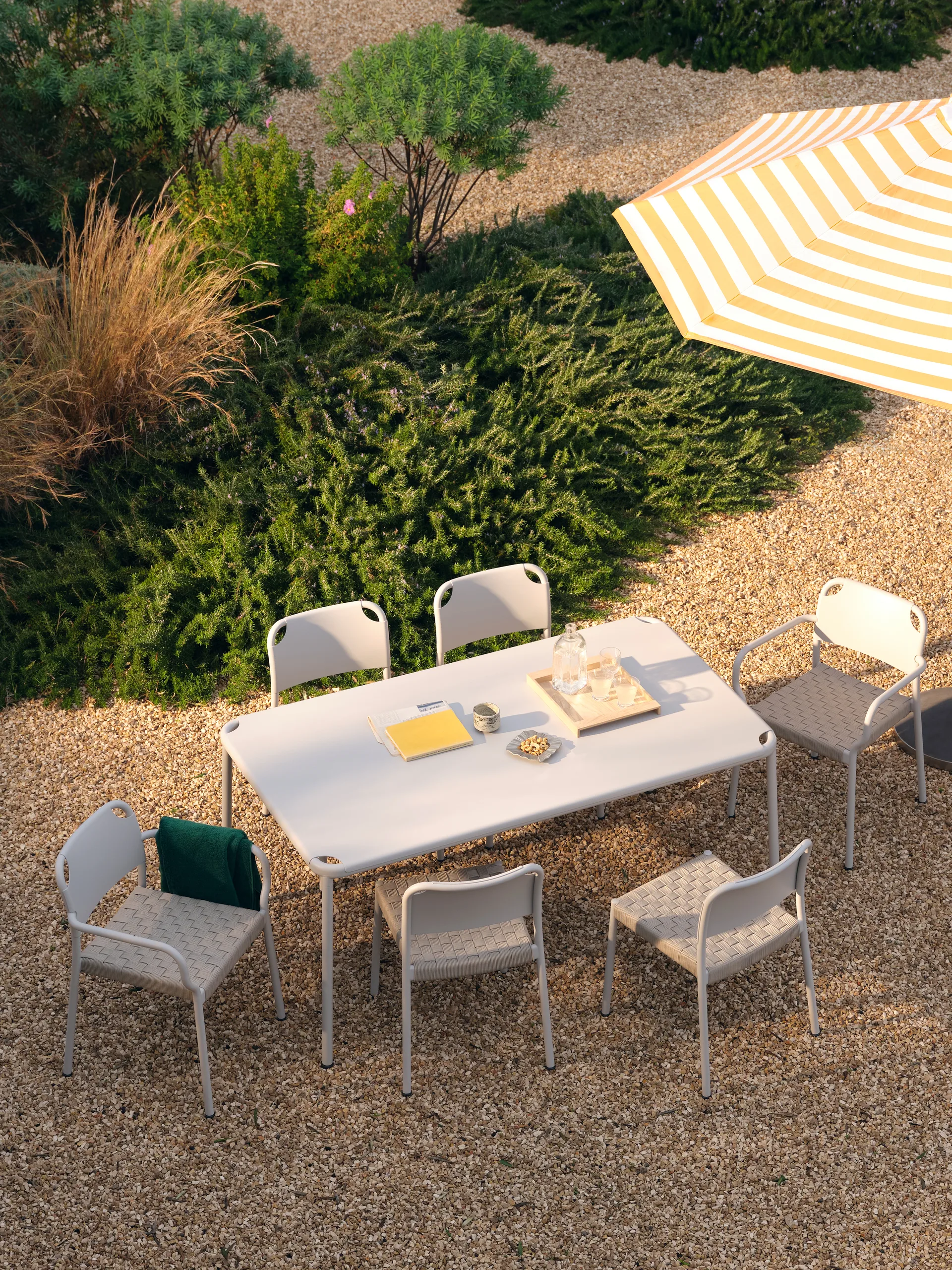 Vind matbord, Mist grey, 160x90 cm Fritz Hansen