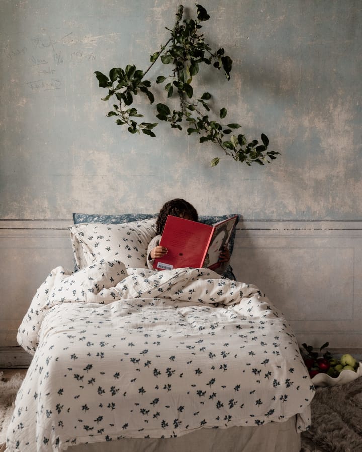 Blueberry Muslin bäddset, 150x210 cm/50x60 cm Garbo&Friends