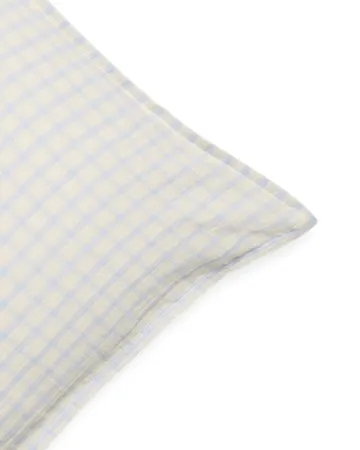 Gingham Sky Blue Muslin örngott - Sky 50x70 cm - Garbo&Friends