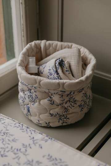 Jardim Satin quiltad korg 2 delar - 20xØ20 cm + 30xØ30 cm - Garbo&Friends