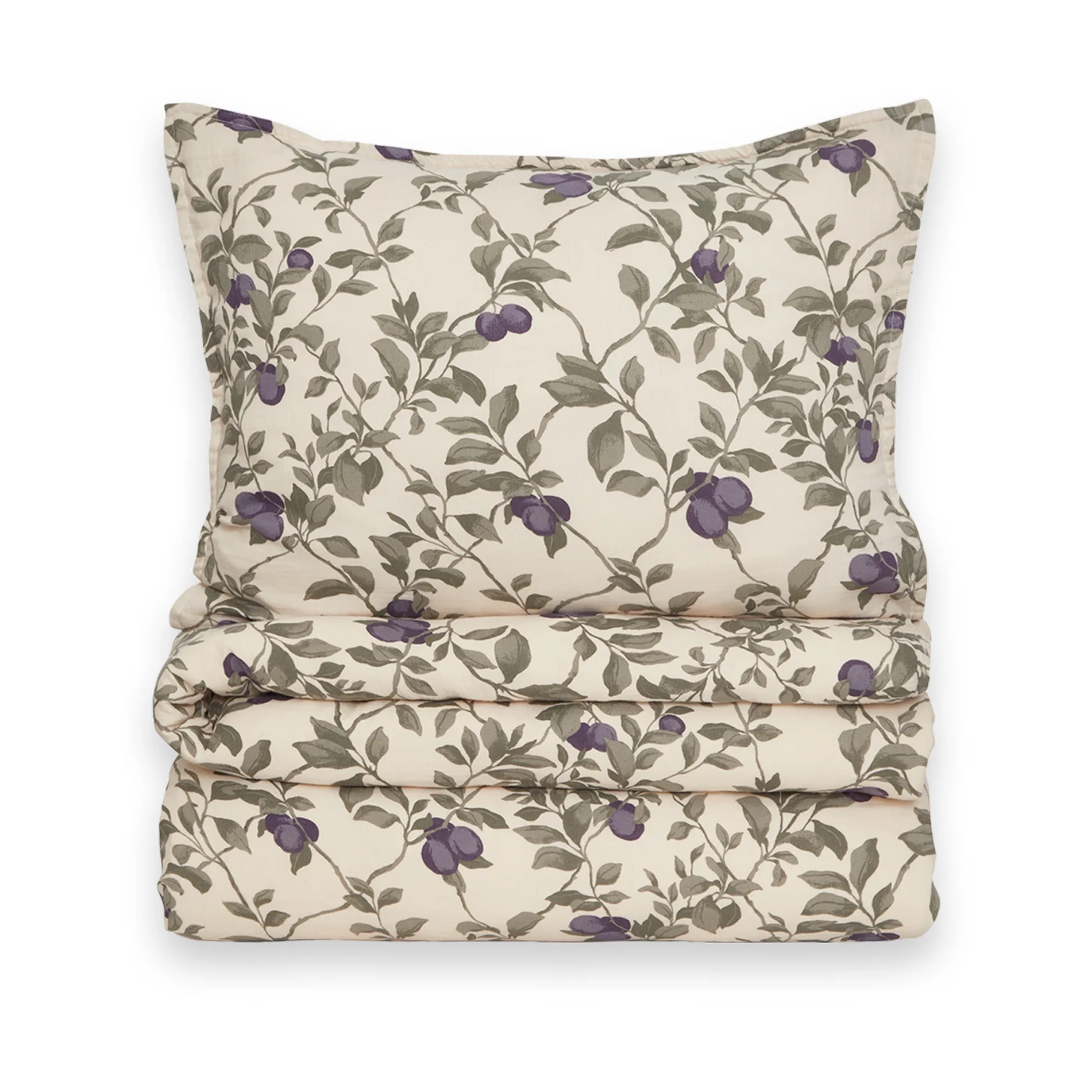 Plum Musin bäddset, 150x210 cm/50x60 cm Garbo&Friends