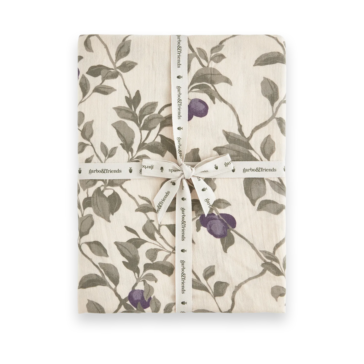 Plum Muslin dra-på-lakan, 180x200x30 cm Garbo&Friends